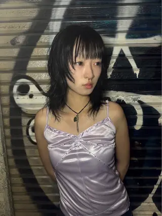 ミディアム カラー uuna♱/ユウナ 🫧艶髪💛のヘアスタイル