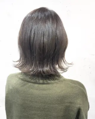 ミディアム カラー パーマ ヘアアレンジ ✨艶髪✨透明感✨ 山内大樹のヘアスタイル