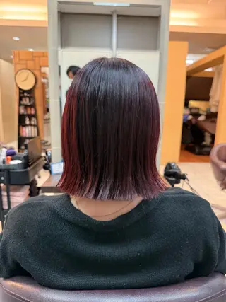 ショート 粕谷 夕華のヘアスタイル