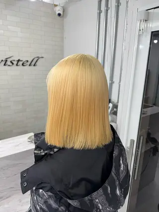 カラー 💛最強ハイトーン 🐝chan🍯のヘアスタイル