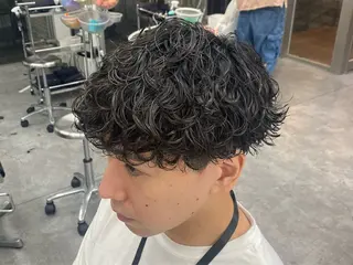 ショート カラー パーマ メンズ 🔥メンズパーマ特化 🔥店長中村雄樹のヘアスタイル