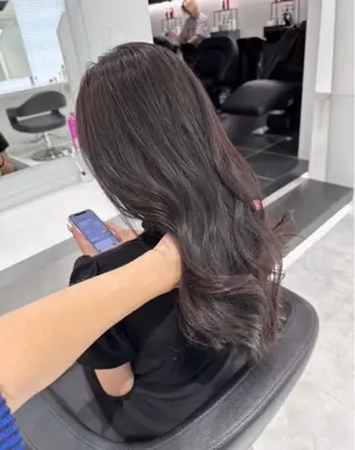 ロング miku/ラベンダー 透明感カラー🪻❤︎のヘアスタイル