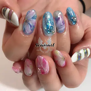 ネイル 小尾 栞のネイルデザイン