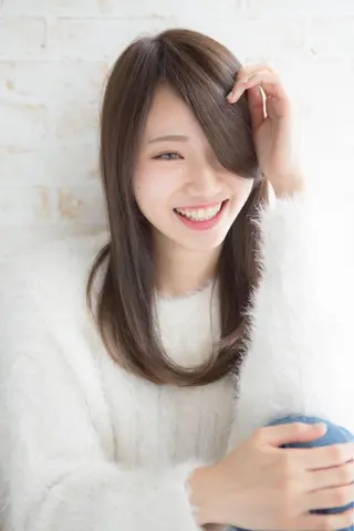 セミロング 角 大輔のヘアスタイル