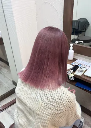 ミディアム カラー 村田梨乃/ minim hairのヘアスタイル