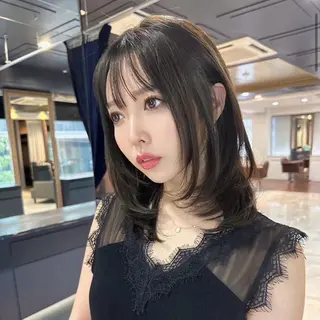 ミディアム 髪質改善/縮毛矯正 松原和志のヘアスタイル