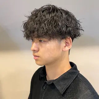 パーマ メンズ 博多No.1 メンズパーマ美容師のヘアスタイル