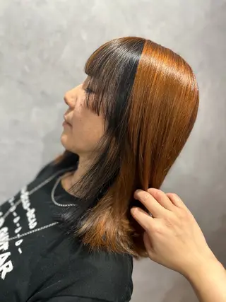 セミロング カラー 🆕TRUTH千葉店 店長Yuのヘアスタイル