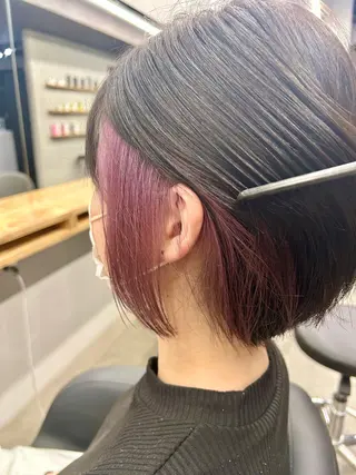 ショート カラー N/デザインカラー 🌿ナギのヘアスタイル