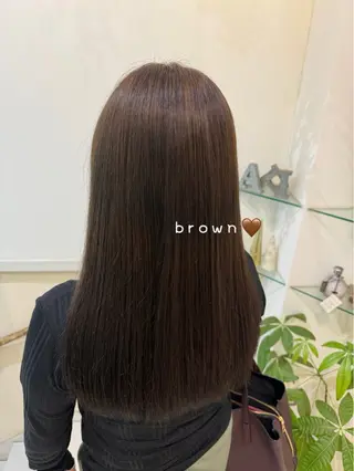 カラー 透明感カラー🧁🩰 🫧仲松良菜🎀のヘアスタイル