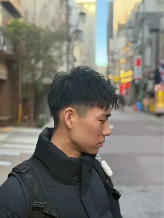 ショート メンズ 柴田 嘉文のヘアスタイル