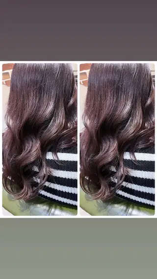 セミロング 飯星慧斗 /ブリーチ、縮毛矯正のヘアスタイル