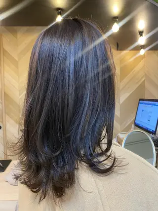 ミディアム おおつき ありかのヘアスタイル