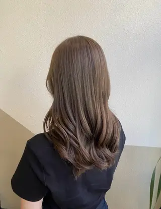 セミロング カラー 透明感カラー/ 小顔カット/ミヅキのヘアスタイル