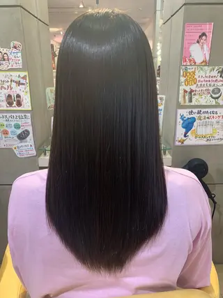 セミロング 加藤 実穂のヘアスタイル