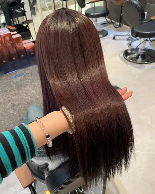 カラー メンズ特化/ 透明感カラー/りなのヘアスタイル