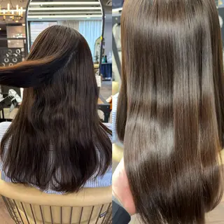 ロング sand clear横浜本店所属・似合わせレイヤー🌟 巻ける縮毛矯正みつきのヘアスタイル