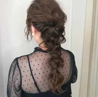 ヘアアレンジ レイヤーカット 西宮北口/みなみのヘアスタイル