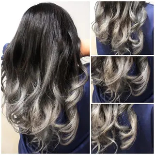 ロング カラー ヘアアレンジ Shelltie Fiel (シェルティフィエル)所属・次世代シールエクステ 錦糸町 小泉 朋之のヘアスタイル