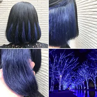 ミディアム カラー "PEPPU "所属・🌈推し色派手髪 ハイトーンShinのヘアスタイル