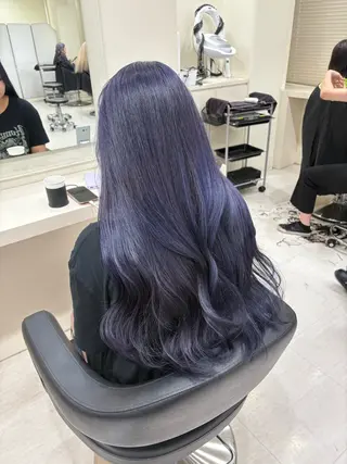 セミロング カラー ヘアアレンジ 💟RINNA 艶カラー💟のヘアスタイル