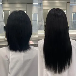 ロング カラー ヘアアレンジ 🎀プルエクステ みまひかる🎀のヘアスタイル