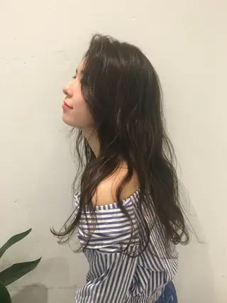 ロング カラー ヘアアレンジ hairsalon Athle所属・Teramura Kaoriのヘアスタイル