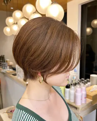 ショート 🩵縮毛矯正/ブリー チ/髪質改善/いつかのヘアスタイル