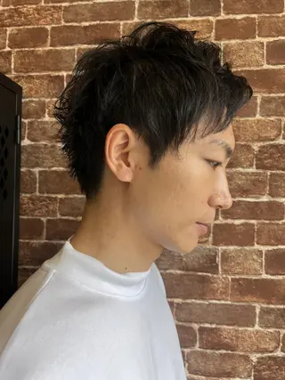 ショート カラー パーマ ヘアアレンジ メンズ キッズ ネイル マツエク・マツパ アイブロウ times salon名駅所属・久木原 ゆりのヘアスタイル