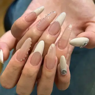 ネイル By moonネイル 🌷ワンホン/韓国風のネイルデザイン