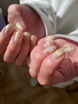 ネイル 草加ニュアンスネイル 🌚hersのネイルデザイン