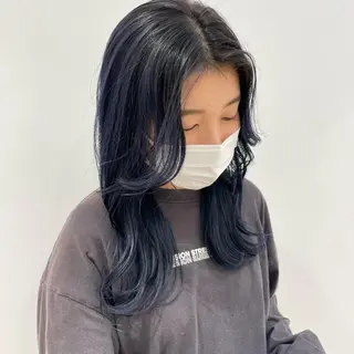 セミロング カラー レイヤー/ハイトーン 🫧‪Erikaのヘアスタイル