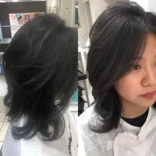 ミディアム カラー TONI&GUY   EBISU所属・星野 菜月のヘアスタイル