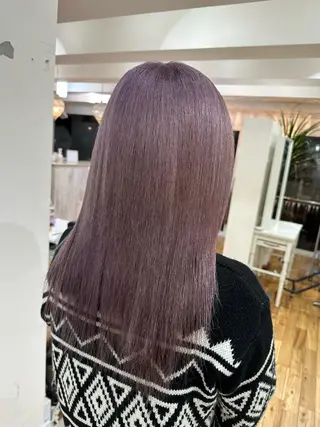 セミロング カラー ヘアアレンジ 久米 治仁のヘアスタイル
