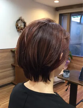 ショート カラー Annon プライベートサロンのヘアスタイル