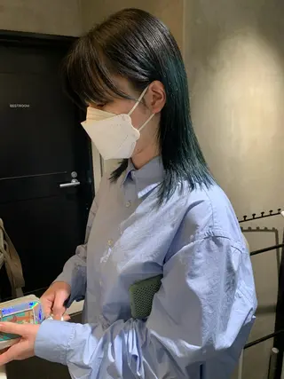 セミロング カラー アンニュイヘア🪽 ayumiのヘアスタイル