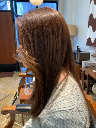 ロング カラー アンプリヴェ所属・香川 累のヘアスタイル