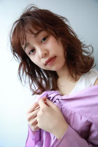 ショート カラー パーマ 山下 直人のヘアスタイル