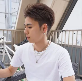 ショート カラー メンズ DIECE  SHIBUYA所属・小野寺 彗人のヘアスタイル