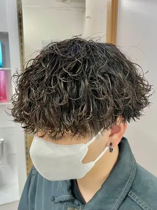 パーマ メンズ 立川/過去1の毛流れ パーマ/しゅーとのヘアスタイル
