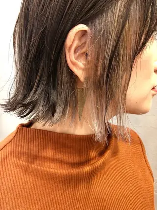 ミディアム カラー HAIR＆MAKE EARTH元住吉所属・圧倒的艶髪✨ 掛川大輝のヘアスタイル
