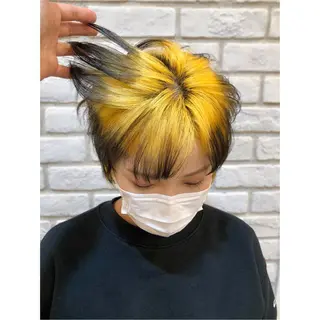 ショート カラー 推しカラー✨ オタク美容師ユウカのヘアスタイル