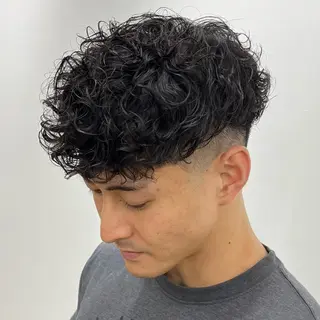 ショート パーマ メンズ 立川/メンズパーマ 厚進太郎のヘアスタイル