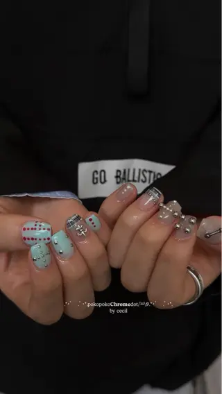 ネイル GRANDE大須 Cecil💜のネイルデザイン