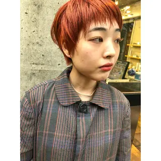 ショート カラー センスをお届けします 大谷将生INFPのヘアスタイル