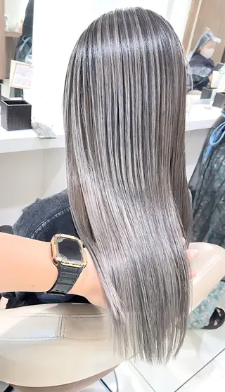 ロング 髪質改善/縮毛矯正 /カラー/篠塚菜々子のヘアスタイル