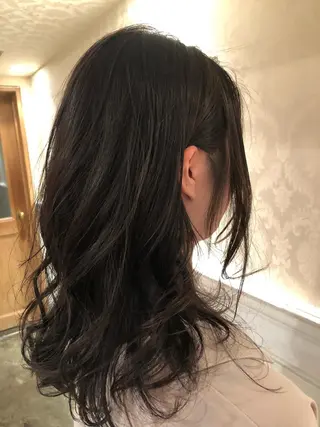 セミロング 韓国風カット/ 髪質改善 黒崎のヘアスタイル