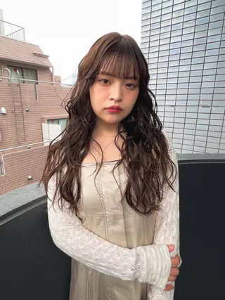 ロング パーマ メンズカット /パーマ🍀田畑玖音のヘアスタイル