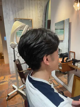 パーマ メンズ MOEKA🌺レディ ースカットモデルのヘアスタイル