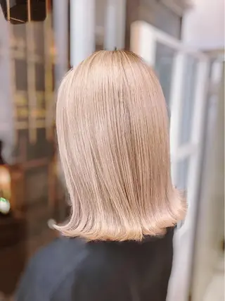 ミディアム カラー 韓国ヘア🤍髪質改善 🇰🇷AKANEのヘアスタイル